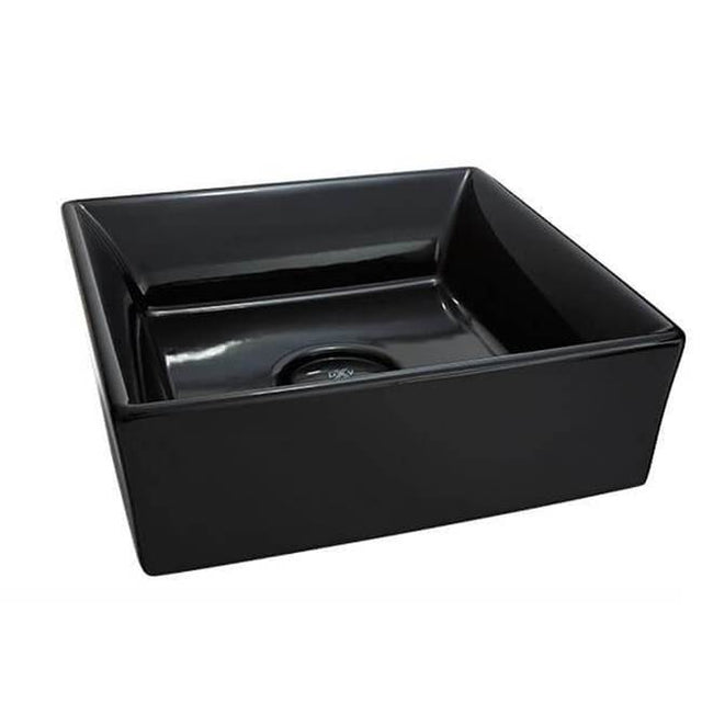 DXV - POP Square Vessel Sink - Matte Black