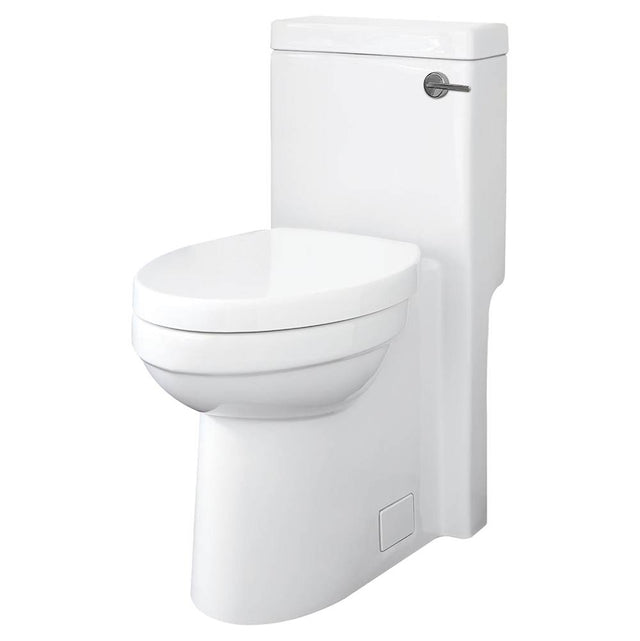 DXV - Cossu One-Piece Chair Height Right Hand Trip Lever Elongated Toilet with Seat - Canvas White