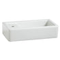 DXV - Cossu 20 in. Sink, 1-Hole with Left-Hand Drain - Canvas White