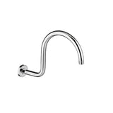 DXV - Shepherd's Hook 12 in. Shower Arm - Platinum Nickel