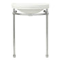 DXV - St. George 24 in. Console Bathroom Sink, 3 Hole with Console Leg - Canvas White