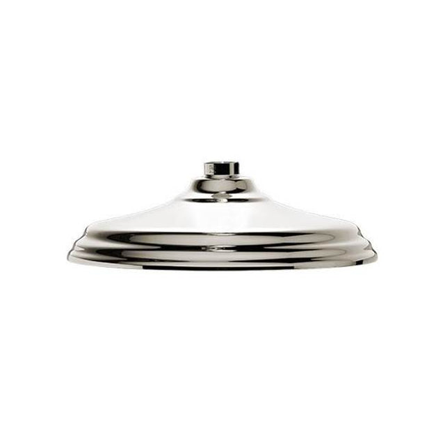 DXV - Traditional Single Function 8 in. Round Rain Can Showerhead - Platinum Nickel