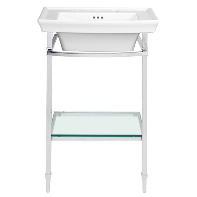 DXV - Wyatt 24 in. Sink Top, 3-Hole - Canvas White