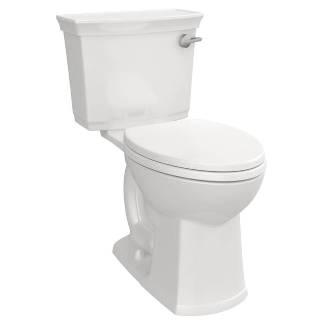DXV - Wyatt Two-Piece Chair Height Right Hand Trip Lever Elongated Toilet with Seat - Canvas White