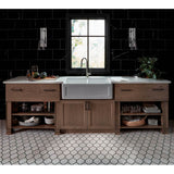 Hillside 33 in. Apron Kitchen Sink with Center Drain