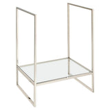 Belshire 30 in. Console Legs with Glass Shelf