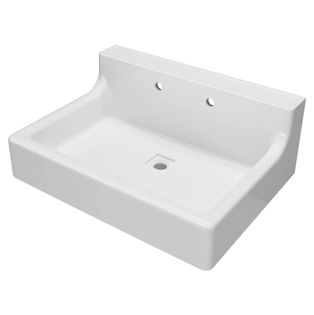 Oak Hill 30 in. High-Back Sink, 2-Hole