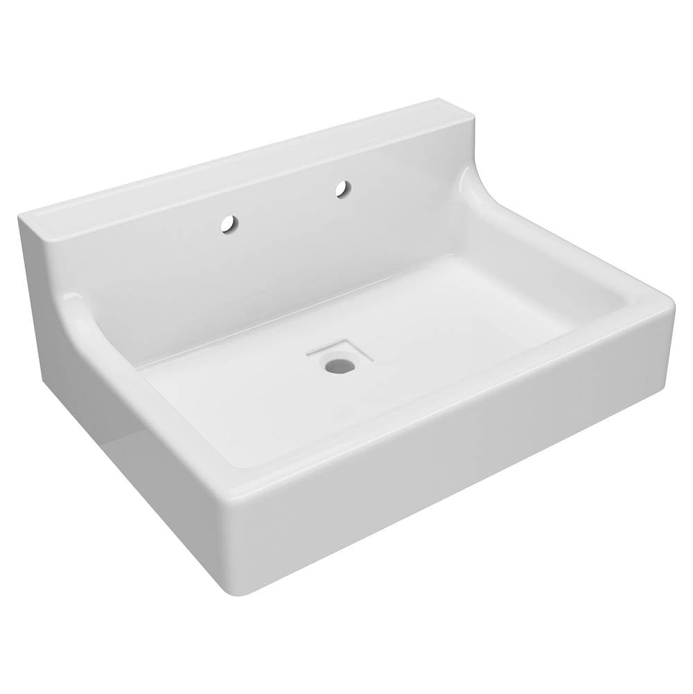 Oak Hill 30 in. High-Back Sink, 2-Hole