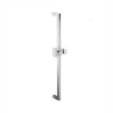 Contemporary Square Slide Bar in Polished Chrome