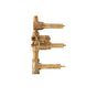 DXV - 3-Handle Thermostatic Rough Valve with 2-Way Diverter Non-Shared Functions - Unfinished