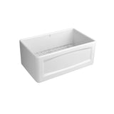 Hillside 20 in. Apron Kitchen Sink with Center Drain