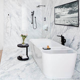 DXV Modulus Single Handle Floor Mount Bathtub Filler with Hand Shower and Lever Handle