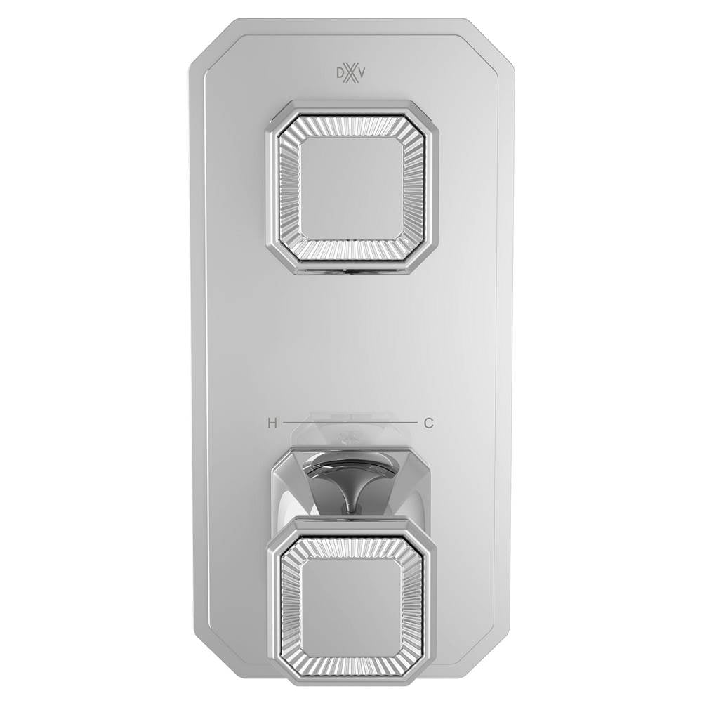 Belshire 2-Handle Thermostatic Valve Trim Only with Cushion Handles