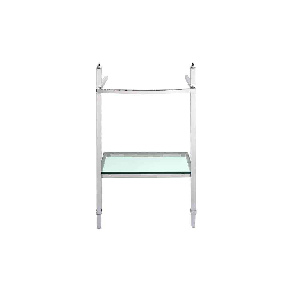 Wyatt 21 in. Console Legs with Glass Shelf