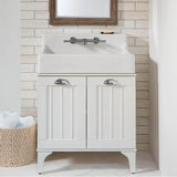 Oak Hill 30 in. High-Back Sink, 2-Hole