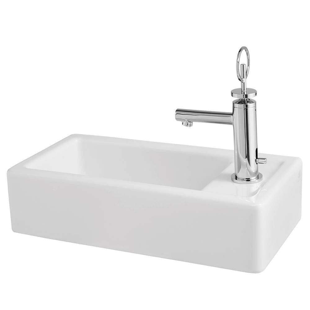 Cossu 20 in. Sink, 1-Hole with Right-Hand Drain