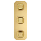 Belshire 3-Handle Thermostatic Valve Trim Only with Cushion Handles