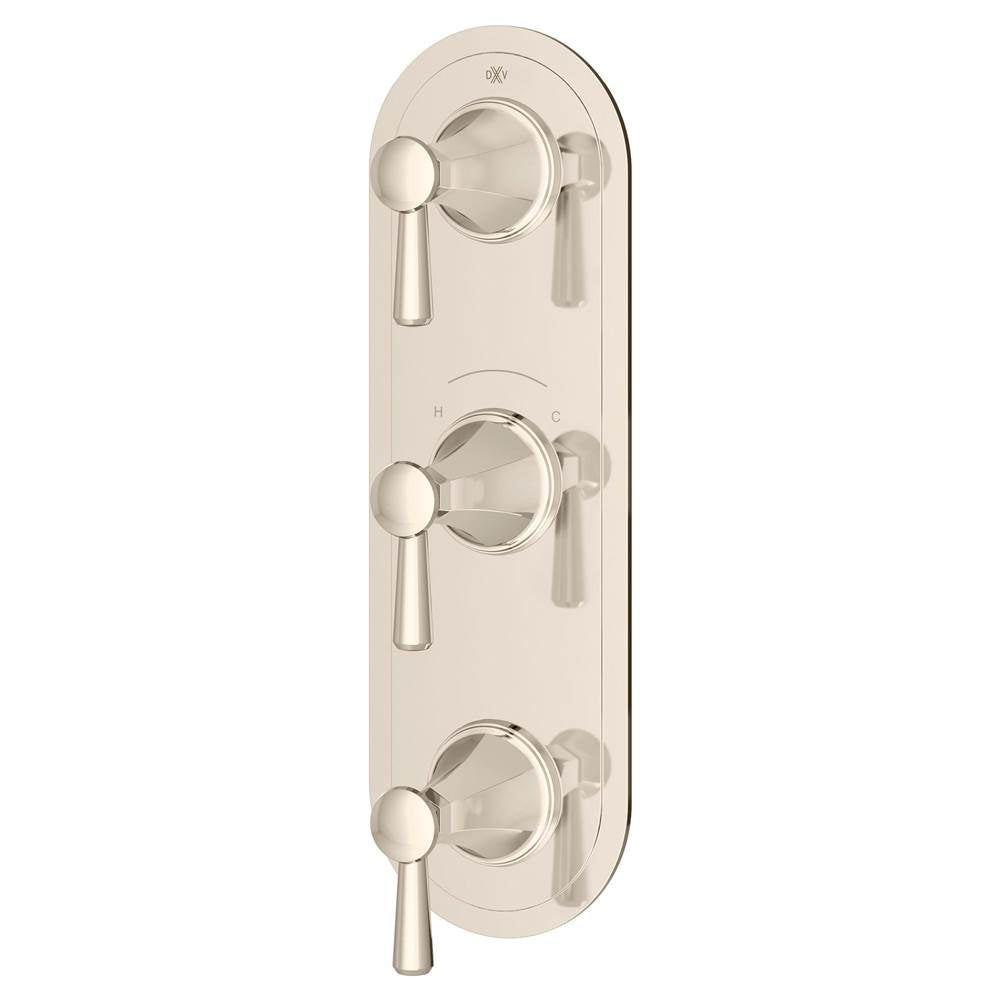 Fitzgerald 3-Handle Thermostatic Valve Trim Only with Lever Handles
