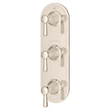 Fitzgerald 3-Handle Thermostatic Valve Trim Only with Lever Handles
