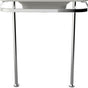 DXV - Equility 33 in. Console Legs - Polished Chrome