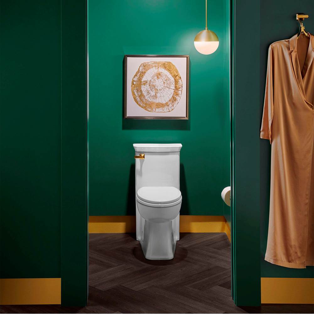 Belshire One-Piece Chair Height Elongated Toilet with Seat