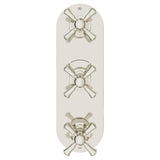 Oak Hill 3-Handle Thermostatic Valve Trim Only with Cross Handles