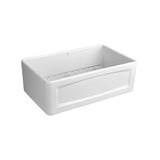 DXV - Hillside 30 in. Apron Kitchen Sink with Center Drain - Canvas White