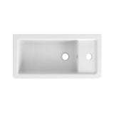 Cossu 20 in. Sink, 1-Hole with Right-Hand Drain