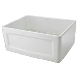 Hillside 24 in. Apron Kitchen Sink with Center Drain