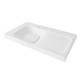 DXV - DXV Modulus 36 in. Sink, No Hole - Canvas White