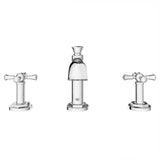 Oak Hill 2-Handle Widespread Bathroom Faucet with Cross Handles