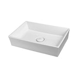 DXV - POP Rectangular Vessel Sink - Canvas White