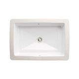 DXV - POP Rectangular Sink - Canvas White