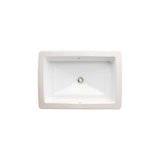 DXV - POP Petite Rectangular Sink - Canvas White