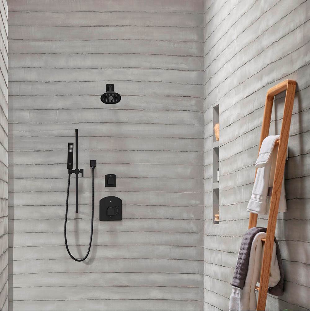 Square Personal Hand Shower Set with Adjustable 24 in. Slide Bar