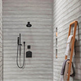 Square Personal Hand Shower Set with Adjustable 24 in. Slide Bar