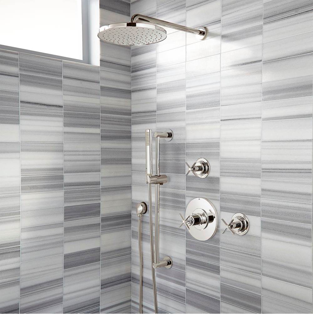 Contemporary Single Function 10 in. Round Showerhead