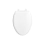 DXV - Traditional Elongated Closed Front Toilet Seat - Canvas White