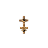 DXV - 2-Handle Thermostatic Rough Valve with 3-Way Diverter Non-Shared Functions - Unfinished
