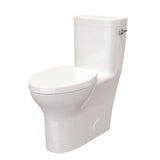 Equility One-Piece Chair Height Right Hand Trip Lever Elongated Toilet with Seat