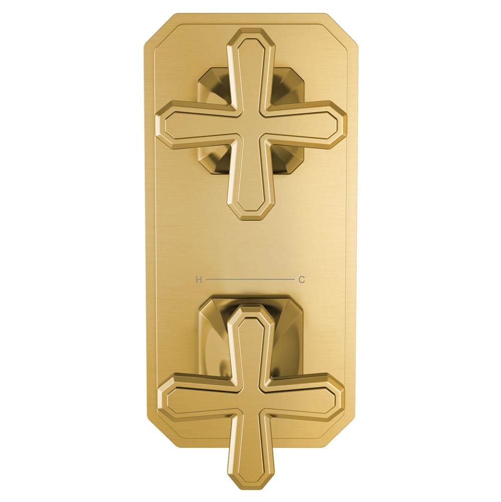 Belshire 2-Handle Thermostatic Valve Trim Only with Cross Handles