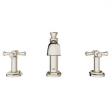 Oak Hill 2-Handle Widespread Bathroom Faucet with Cross Handles