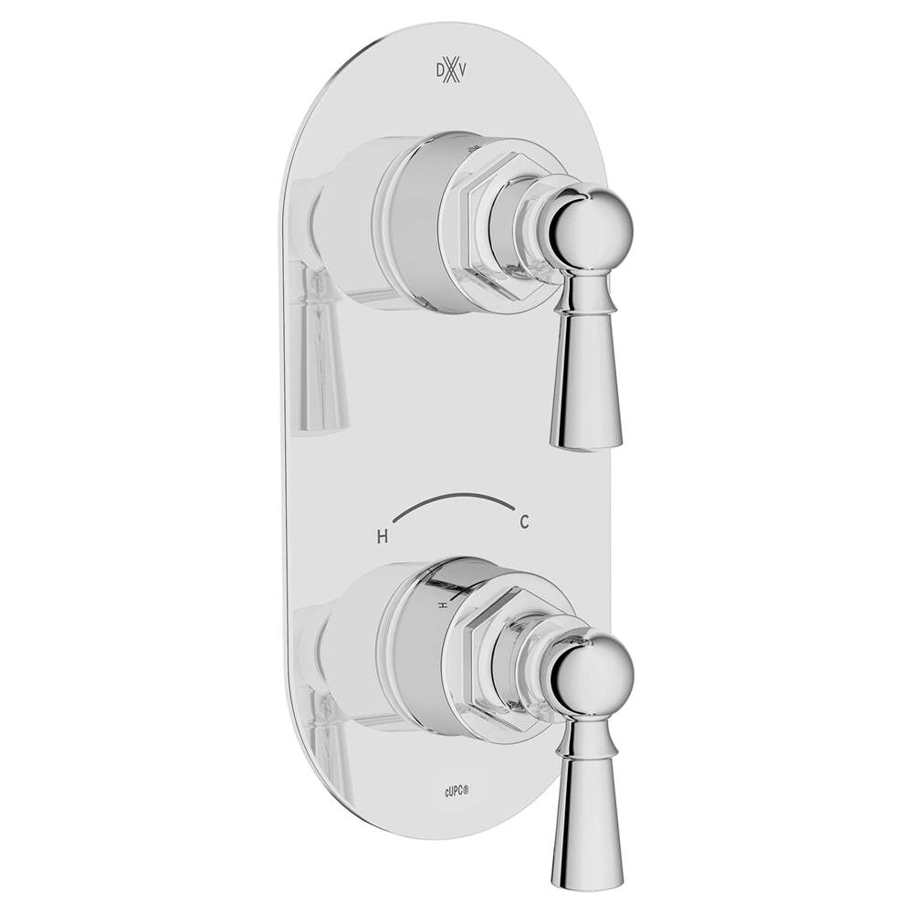Oak Hill 2-Handle Thermostatic Valve Trim Only with Lever Handles