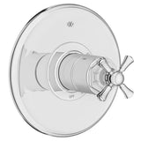 Oak Hill Single Handle Pressure Balance Valve Trim Only with Cross Handle