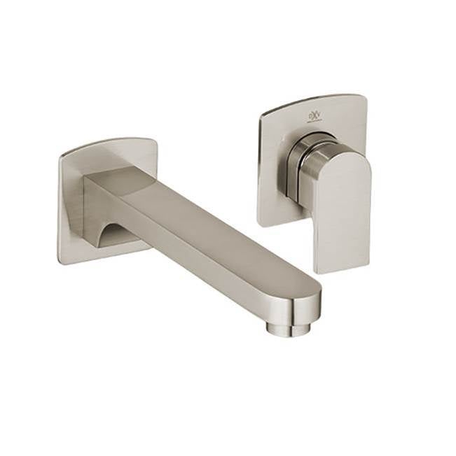 DXV - Equility Single Handle Wall Mount Bathroom Faucet with Lever Handle - Brushed Nickel