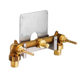 Dual Control Wall Mount Bathroom Faucet Rough Valve Only