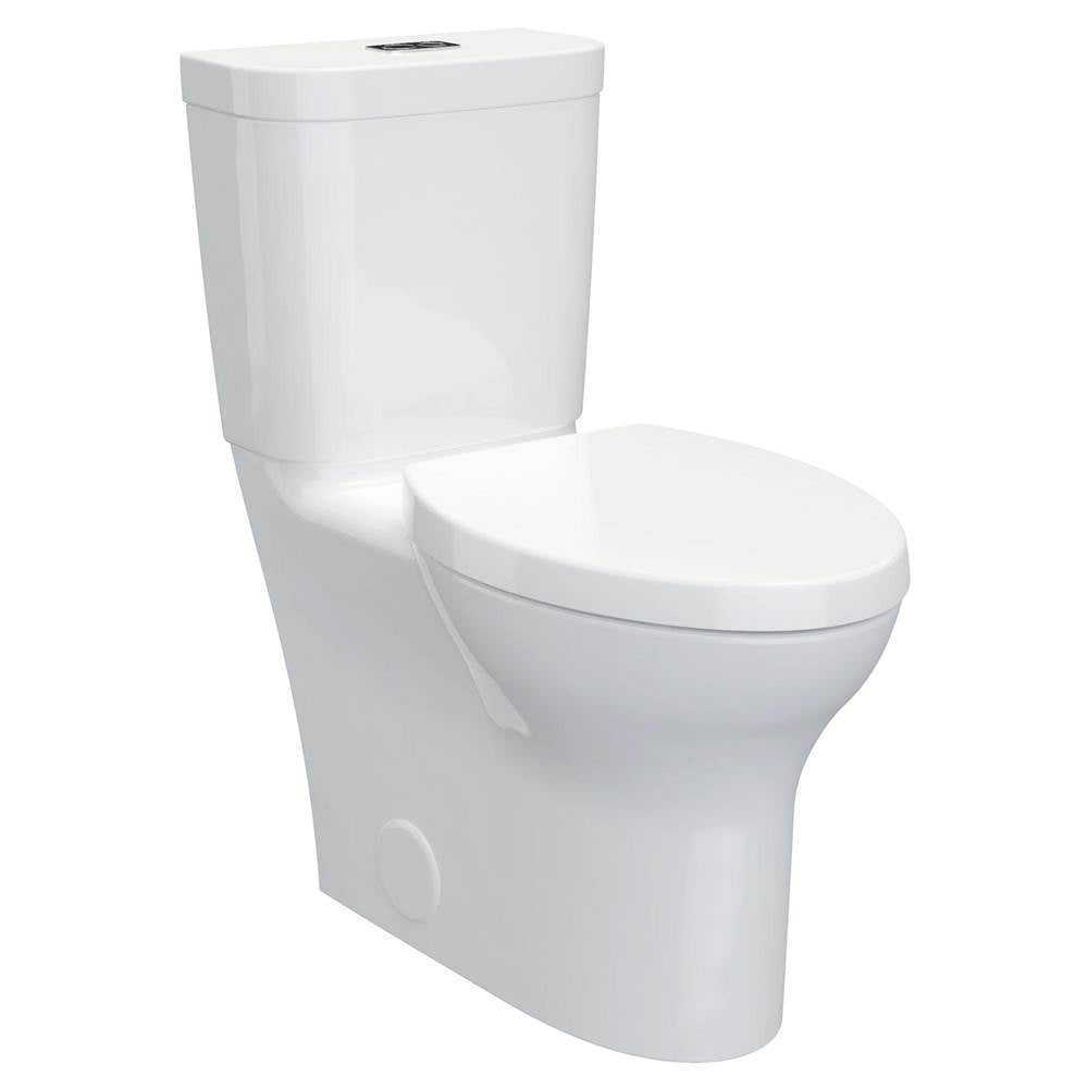 Equility Two-Piece Dual Flush Chair Height Elongated Toilet with Seat