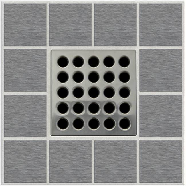 Ebbe - PRO Drain Cover - Brushed Nickel - Brushed Nickel