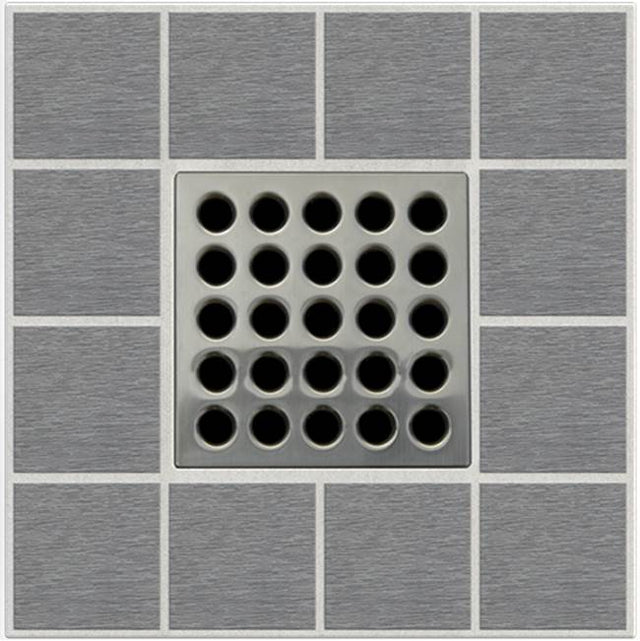 Ebbe - PRO Drain Cover - Brushed Nickel - Brushed Nickel