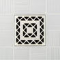 Ebbe - LATTICE - Brushed Nickel - Unique Drain Cover - Brushed Nickel